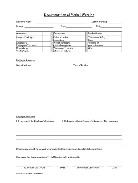 Employee Documentation Form Template Database