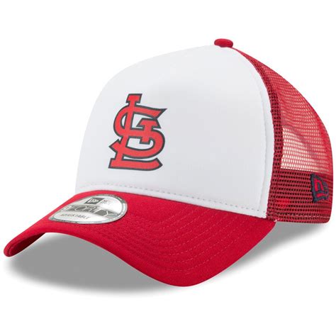 Mens St Louis Cardinals New Era Whitered Trucker Hit A Frame 9forty