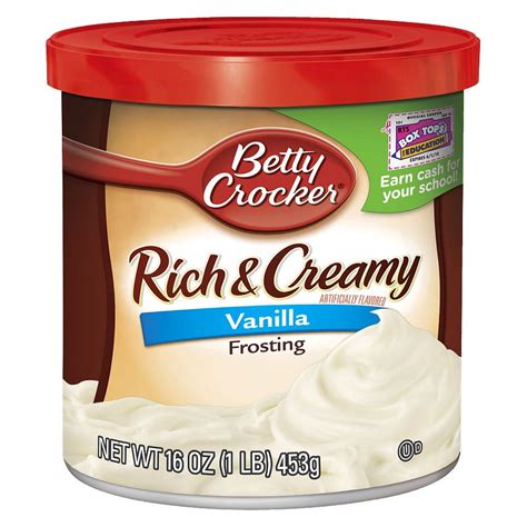 Betty Crocker Creamy Deluxe Frosting Vanilla Walgreens