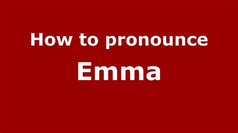 How To Pronounce Emma Colombian Spanish Colombia Youtube
