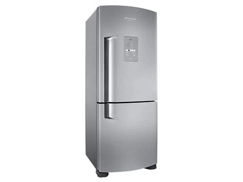 Geladeira Refrigerador Brastemp Frost Free Duplex L Inox Inverse