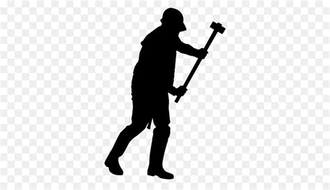 Architectural Engineering Silhouette Construction Worker Clip Art