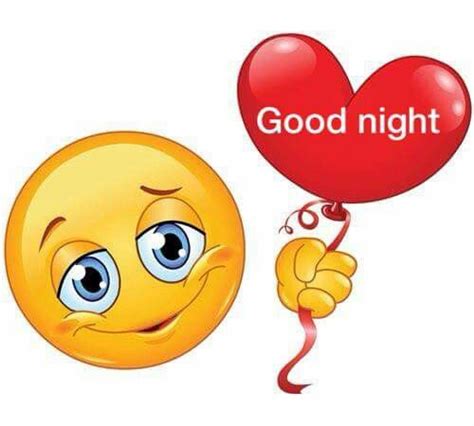 Good Night Love Símbolos Emoji Smiley Emoji Emoticons Animados