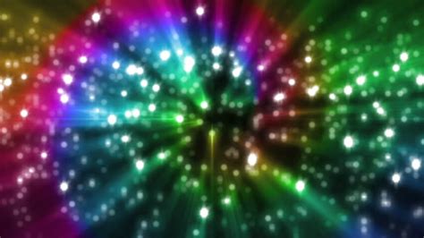 Sparkle Rainbow Background Loop Stock Footage Video