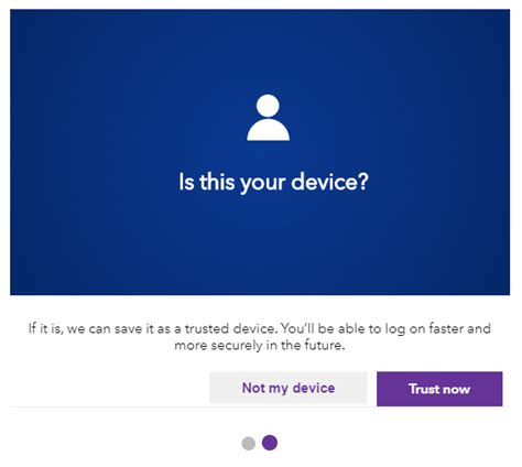 These checks will happen when you: Trusting your device | Banking online | Bank of Scotland ...
