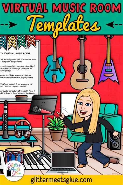 Insert bitmoji in powerpoint presentation. Virtual Music Classroom in 2020 | Music classroom, Digital ...