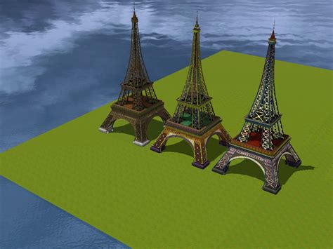 Mod The Sims Castable Eiffel Tower Icarusallsorts Style And Castable