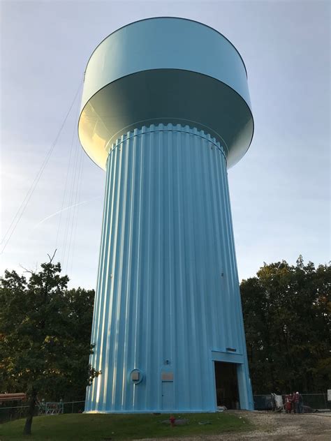 Base Painters How Does An Elevated Water Tower Get Painted