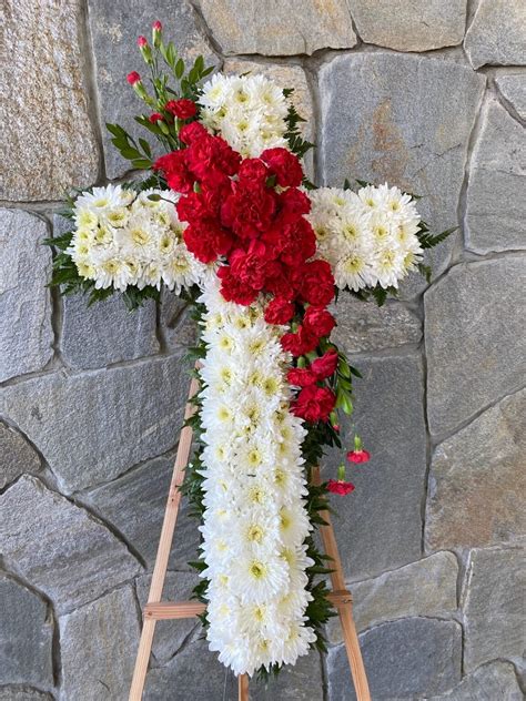 Funeral Cross 01 Kimanh Flowers