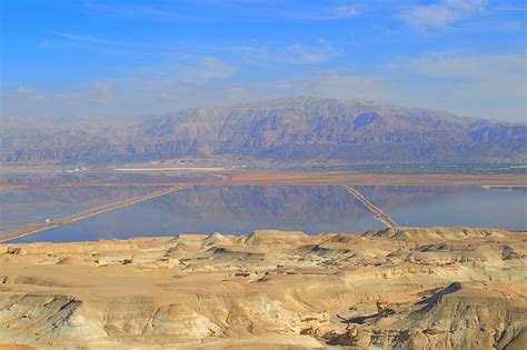 Hd Wallpaper Desert Landscape Mountains Dead Sea Scenics Nature
