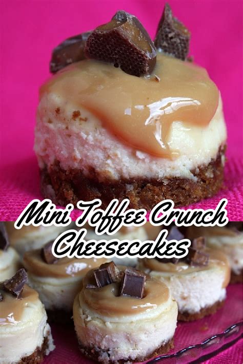 Mini Toffee Cheesecakes Recipe Girl