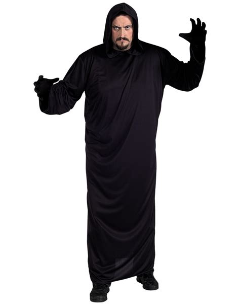 Black Robe Hooded Costume