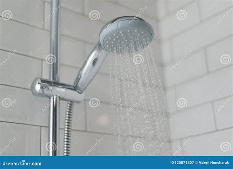 Guy In Bathroom Covered With Foam With Toiletries And Stairs On Background Macho Sitting Naked