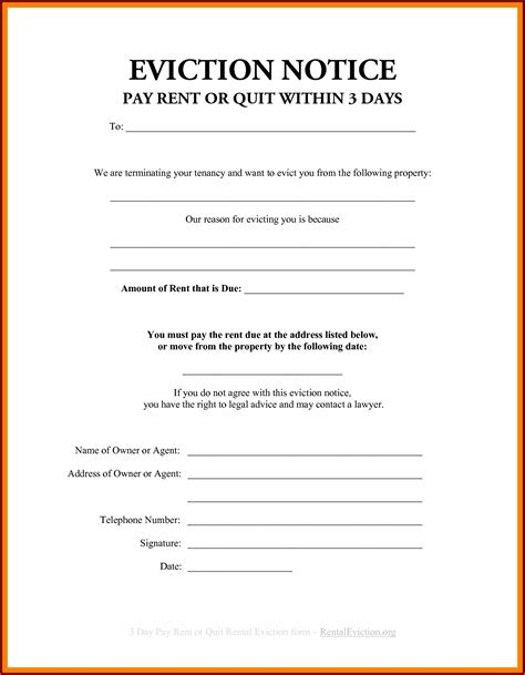The Best Printable 30 Day Eviction Notice Barrett Website 5 Eviction Notice Template