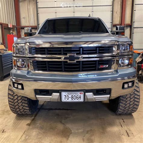 2015 Chevrolet Silverado 1500 With 22x14 76 Fuel Forged Ff19 And 375