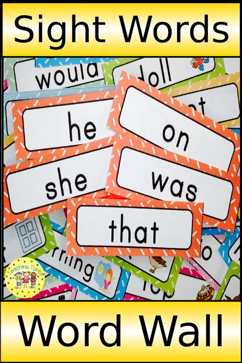 Dolch Sight Words Word Wall Cards Dolch Sight Words Dolch Sight