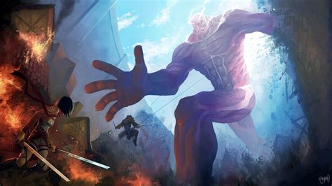 Colossal Titan Wallpapers Top Free Colossal Titan Backgrounds