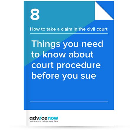 Things You Need To Know About Court Procedure Before You Sue Someone Advicenow
