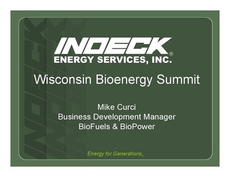Indeck Energy Systems By Wisconsin Bioenergy Initiative Issuu
