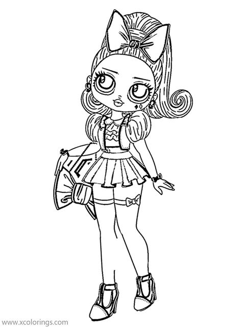 Omg Doll Coloring Page Wandering Bb Coloring Home