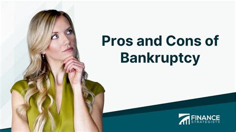 Pros And Cons Of Bankruptcy Finance Strategists