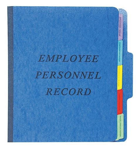 Pendaflex 20 Pt Pressguardr Blue Employeepersonnel File Folder