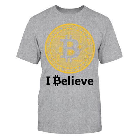 #Bitcoin I Believe tshirt and coffee mugs https://www.fanprint.com/bitcoin?style=35 | Bitcoin, T ...