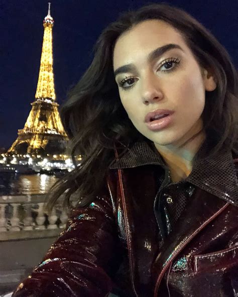Selfie In Paris Dualipa Dua Lipa Singer