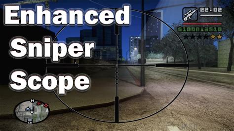 Gta San Andreas Mods Enhanced Sniper Scope By Oksu Youtube