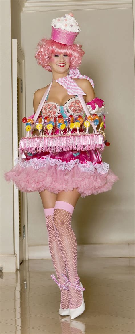 cupcake girl candy costumes burlesque costumes diy costumes halloween costumes candy theme