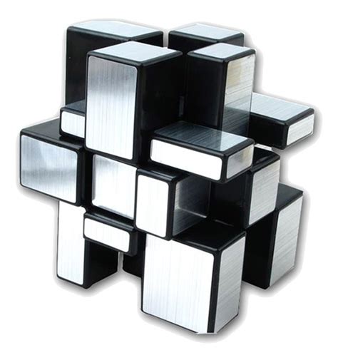 Cubo Rubik Mirror 3x3 Plateado Shengshou Listo Para Usarse 11900