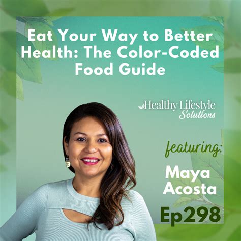 298 Eat Your Way To Better Health The Color Coded Food Guide Maya