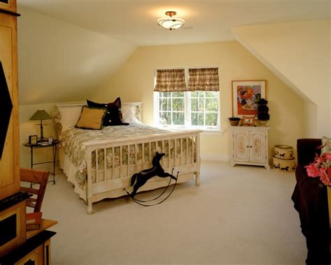 It goes all the way up to the top of the house. 26 Brilliant Bedroom Designs Ideas with Sloped Ceiling