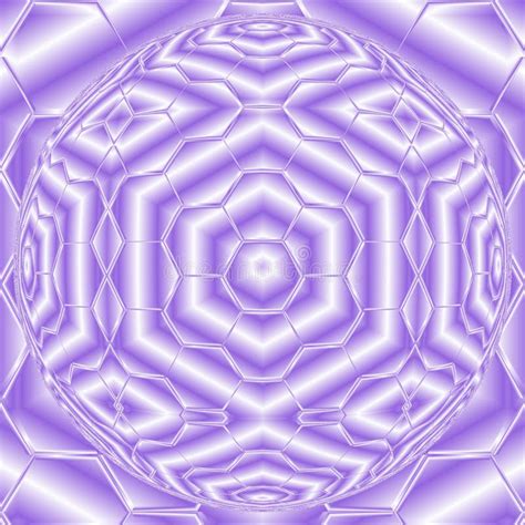 Abstract Ultra Violet Circle Hexagonal Background Design Stock