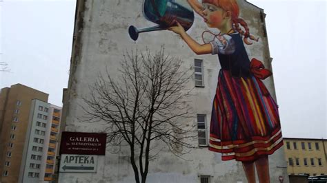 Street Art In Bialystok Poland 4k Uhd Youtube