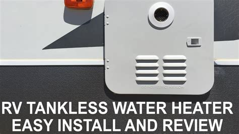 Rv Tankless Water Heater Easy Install And Review Youtube