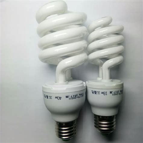 Ac170 240v E27 40w 15w Spiral Tube Energy Saving Lamp Fluorescent Light