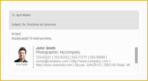 Free Email Signature Templates For Gmail Of 29 Gmail Signature
