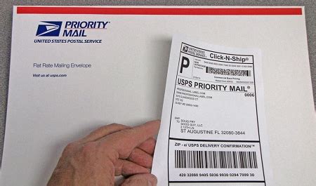 Print out your usps shipping label from the usps website and affix it to the top of the box. Click-N-Ship Shipping Mailing Address Labels with Receipt ...