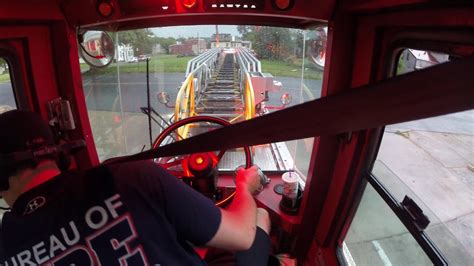 Harrisburg City Truck 2 Backing Into Station Youtube