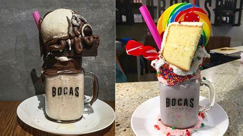 Top Dessert Trend Crazy Milkshakes At Bocas House Florida