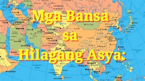 Mga Bansa Sa Hilagang Asya Youtube