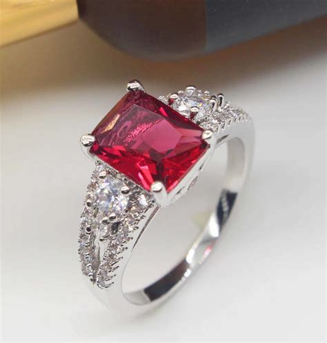 Fashion Italian 925 Sterling Silver Wedding Rings For Women Cz Jewelry