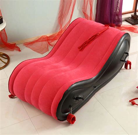 Inflatable Sex Bed With Handcuffs Portable Sofa Chair Etsy Hot Sex Picture