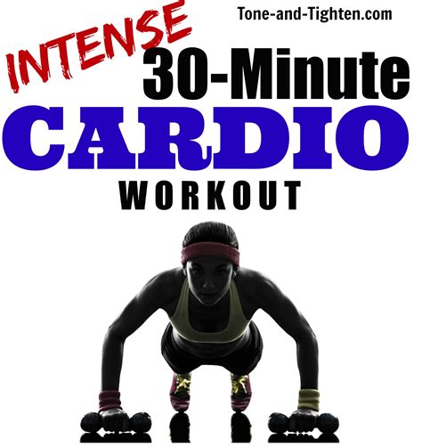 At Home 30 Minute Total Body Intense Cardio Workout Tone