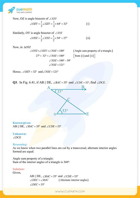 NCERT Solutions Class 9 Maths Chapter 6 Exercise 6 3 Free PDF