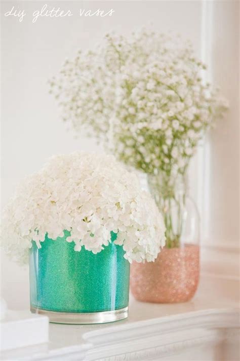 Diy Glitter Vases Zelf Maken Decoratie Vazen Decoraties