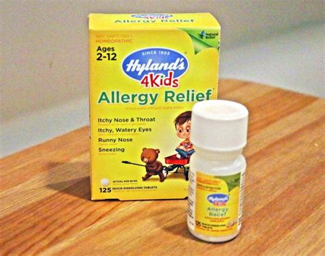 Hylands Allergy Relief For Kids A Natural Allergy Solution Natural