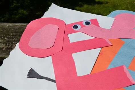 E Is For Elephant Letter Craft Letter A Crafts Preschool Activities