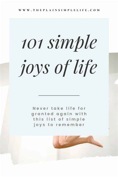 101 Simple Joys Of Life We Must Not Forget Theplainsimplelife